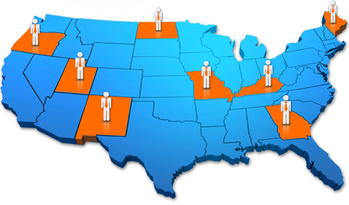 Registered agent service area coverage includes the entire United States.